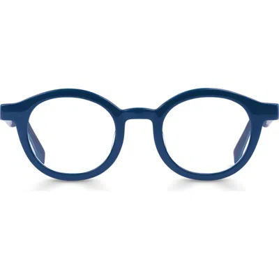 Eyebobs Tv Party 44mm Reading Glasses In Navy Blue