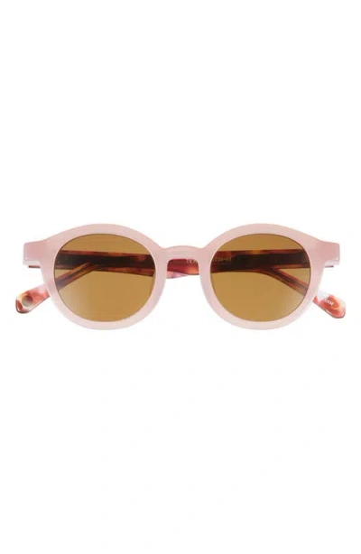 Eyebobs Tv Party 44mm Small Polarized Sunglasses In Pimrose Pink Pink/brown