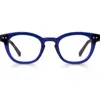 Eyebobs Waylaid 45mm Round Reading Glasses In Midnight Blue Crystal