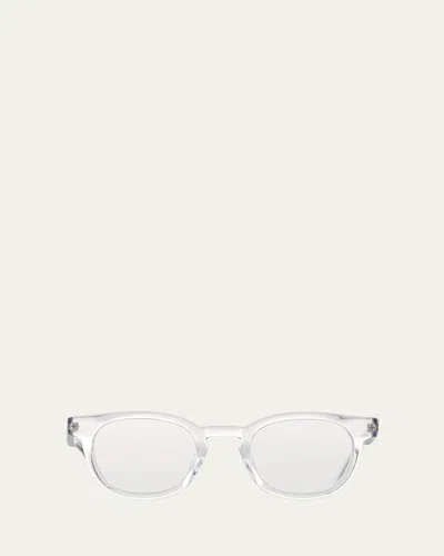 Eyebobs Waylaid Square Acetate Readers In Transparent
