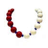 Eyeconic By Samar Ajram Women's Red / White Chunky Red & White Bead Necklace In Multi