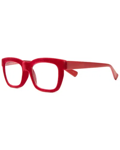 Eyejets Unisex Dubai 51mm Readers In Red