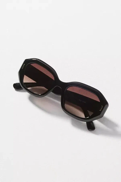 Eyeking Geometric Oval Sunglasses In Black