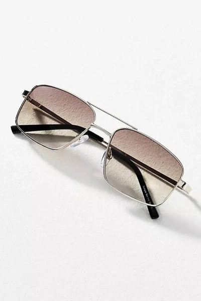 Eyeking Metal Aviator Sunglasses In Metallic