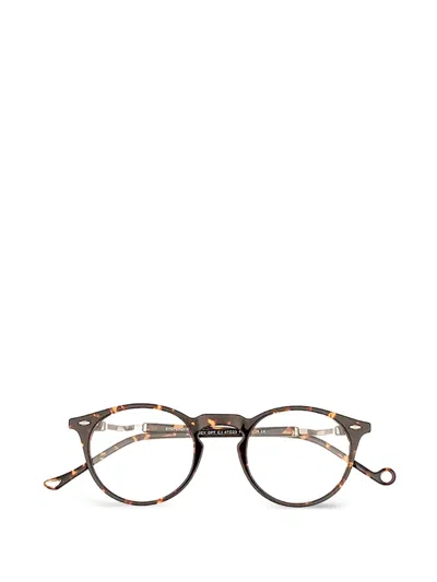 Eyepetizer Abbey Round-frame Glasses In Brown