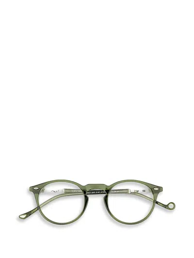 Eyepetizer Abbey Round-frame Glasses In Green