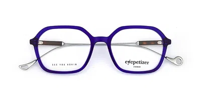 Eyepetizer Aida Men's Glasses, Purple, Size 52
