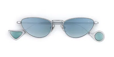 Eyepetizer Alameda C.1-26f Women's Sunglasses Silver Size 50