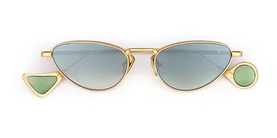 Eyepetizer Alameda C.4-25f Women's Sunglasses Gold Size 50