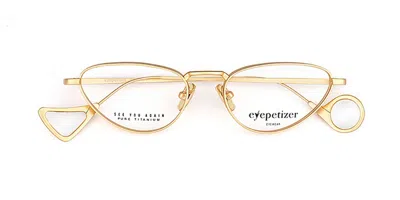 Eyepetizer Alameda Women's Glasses, Gold, Size 50