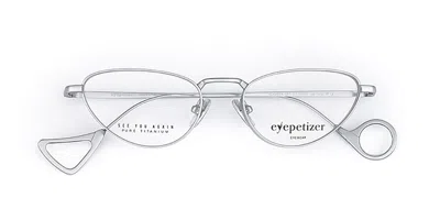 Eyepetizer Alameda Women's Glasses, Silver, Size 50