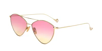 Eyepetizer Ambre C.4-22f Men's Sunglasses Gold Size 57