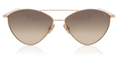 Eyepetizer Ambre C.9-18f Men's Sunglasses Gold Size 57