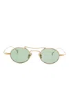 Eyepetizer Arno Sunglasses In Gold