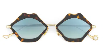 Eyepetizer Bisous C.i-4-1 Women's Sunglasses Tortoiseshell Size 53