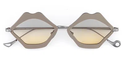 Eyepetizer Bisous C.n-3-19 Women's Sunglasses Grey Size 53