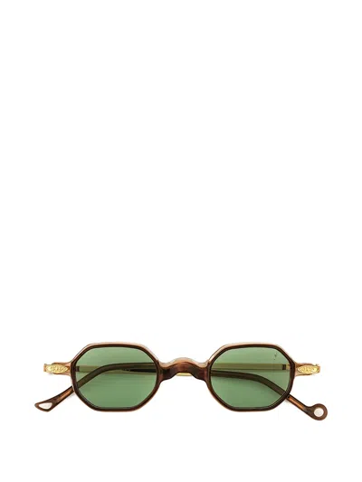 Eyepetizer Boca Geometric Sunglasses In Brown