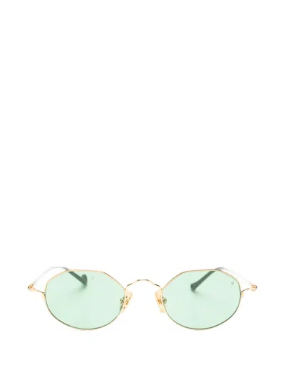 Eyepetizer Bokaap Oval-frame Sunglasses In Gold