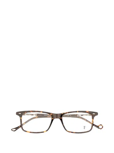 Eyepetizer Bond Vista Tortoiseshell-effect Rectangle-frame Glasses In Brown