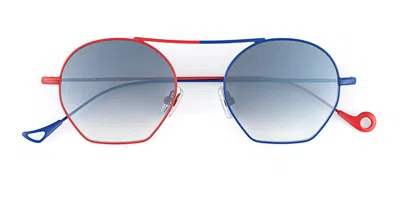 Eyepetizer Botafoch C.18-27f Men's Sunglasses Blue Size 49 In Multi