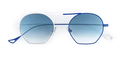 Eyepetizer Botafoch C.19-12f Men's Sunglasses Blue Size 49 In Multi