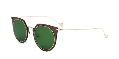 Eyepetizer Brigitte C.h-2-1 Men's Sunglasses Brown Size 45