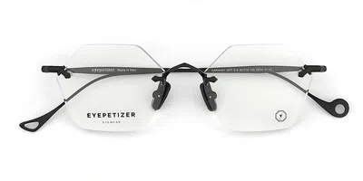 Eyepetizer Carnaby Men's Glasses, Black, Size 45