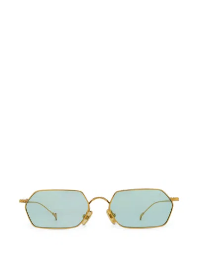 Eyepetizer Cavallet Geometric-frame Sunglasses In Gold