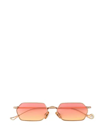 Eyepetizer Cavallet Geometric-frame Sunglasses In Gold