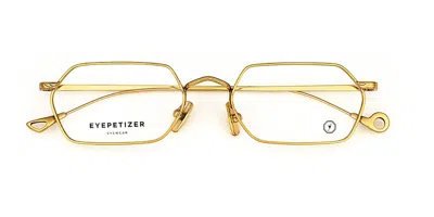 Eyepetizer Cavallet Men's Glasses, Gold, Size 55