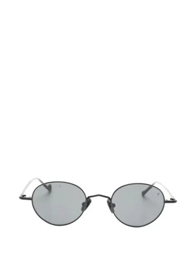 Eyepetizer Chatham Round-frame Sunglasses In Black