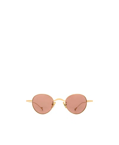 Eyepetizer Clint Round-frame Sunglasses In Nude