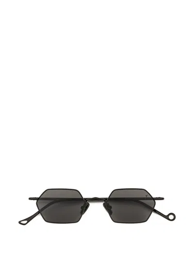 Eyepetizer Copper Geometric-frame Sunglasses In Black