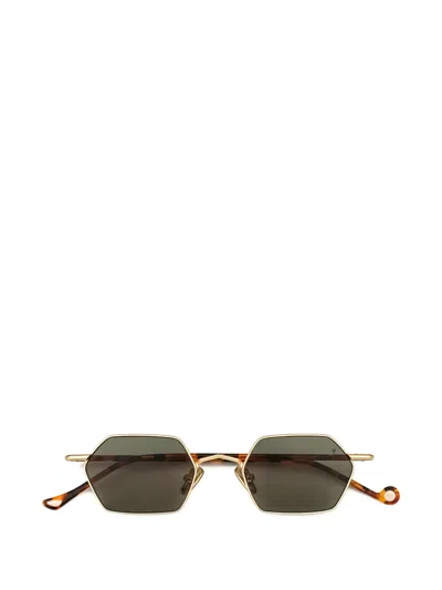 Eyepetizer Copper Geometric-frame Sunglasses In Gold
