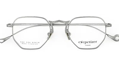 Eyepetizer Crono Men's Glasses, Gunmetal, Size 47 In Gray