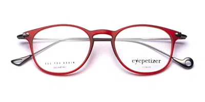 Eyepetizer Dan Men's Glasses, Red, Size 47