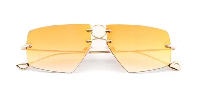 Eyepetizer David C.2-15c Men's Sunglasses Gold Size 49