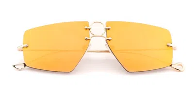 Eyepetizer David C.2-8c Men's Sunglasses Gold Size 49