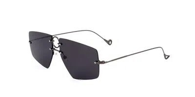 Eyepetizer David C.3-7 Men's Sunglasses Gunmetal Size 58 In Gray