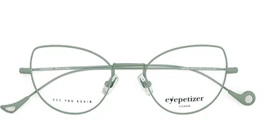 Eyepetizer Denise Men's Glasses, Green, Size 49