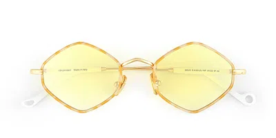 Eyepetizer Deux C.4-q-l/l-14f Men's Sunglasses Tortoiseshell Size 49