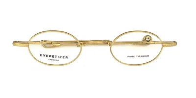 Eyepetizer Dickie Men's Glasses, Gold, Size 45