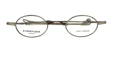 Eyepetizer Dickie Men's Glasses, Gunmetal, Size 45 In Gray