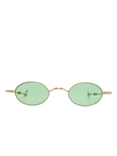 Eyepetizer Dickie Sunglasses In Gold