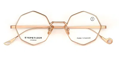 Eyepetizer Donald Men's Glasses, Gold, Size 49