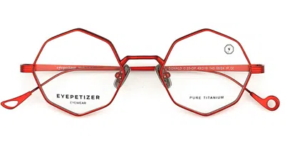 Eyepetizer Donald Men's Glasses, Red, Size 49