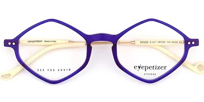 Eyepetizer Douze Men's Glasses, Purple, Size 44