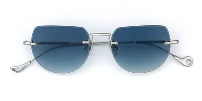 Eyepetizer Drive C.1-26 Men's Sunglasses Silver Size 52
