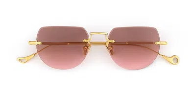 Eyepetizer Drive C.4-44 Men's Sunglasses Gold Size 52