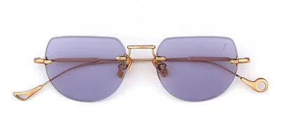 Eyepetizer Drive C.9-49 Men's Sunglasses Gold Size 52